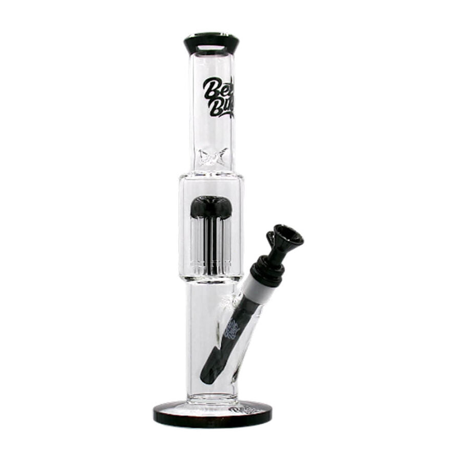 Best Buds Glass Double Chamber Tree Ice Bong 33cm