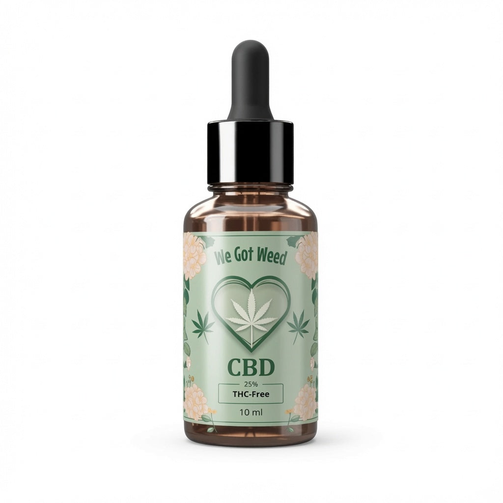 Broad Spectrum CBD-Öljy 25%, 10ml, We Got Weed