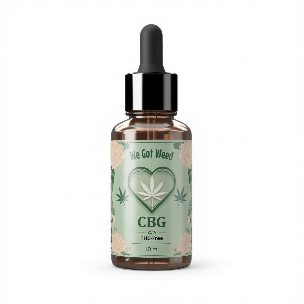 Broad Spectrum CBG-Öljy 25%, 10ml, We Got Weed