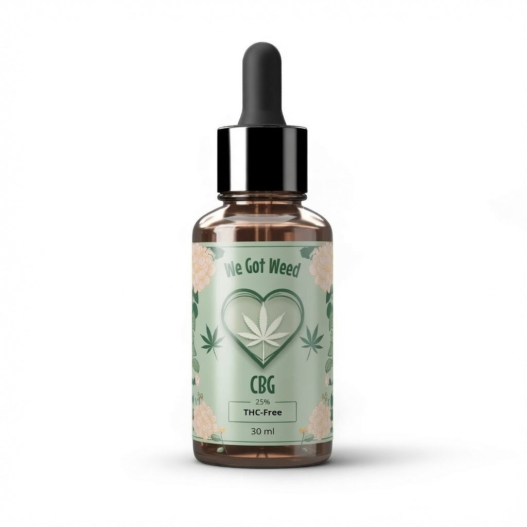 Broad Spectrum CBG-Öljy 25%, 30ml, We Got Weed