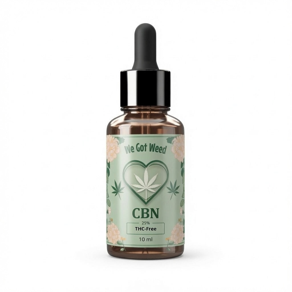 Broad Spectrum CBN-Öljy 25%, 10ml, We Got Weed