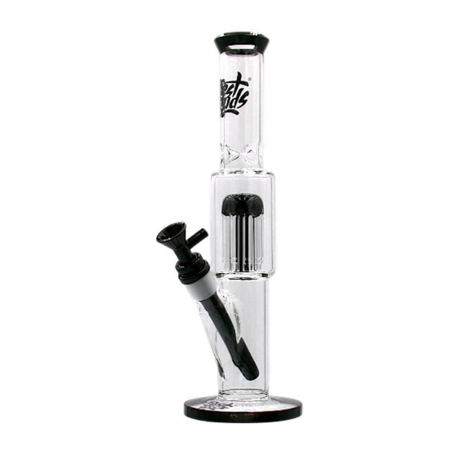 Best Buds Glass Double Chamber Tree Ice Bong 33cm