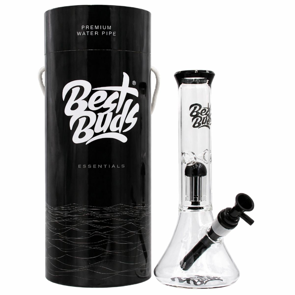 Best Buds Glass Perc Ice Bong 28cm