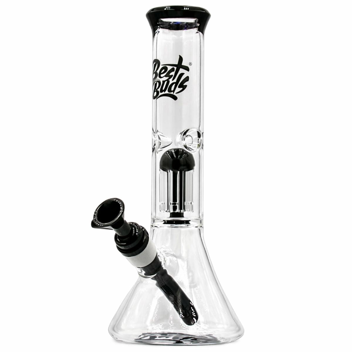 Best Buds Glass Perc Ice Bong 28cm
