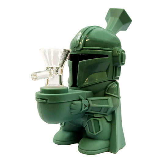 Mandalorian Silicone Bong with Removable Pieces 15cm